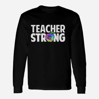 Teacher Strong Unisex Long Sleeve | Crazezy CA