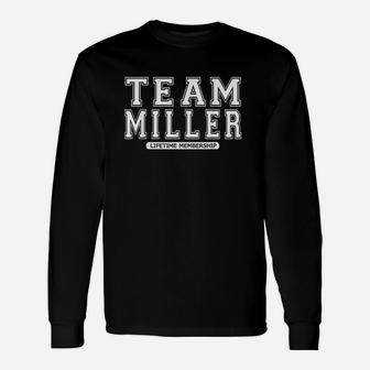 Team Miller Family Surname Reunion Crew Member Gift Unisex Long Sleeve | Crazezy AU