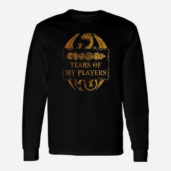 Tears Of My Players Long Sleeve T-Shirt - Monsterry