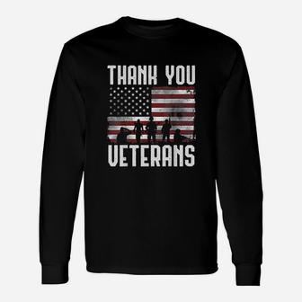 Thank You Veterans Unisex Long Sleeve | Crazezy