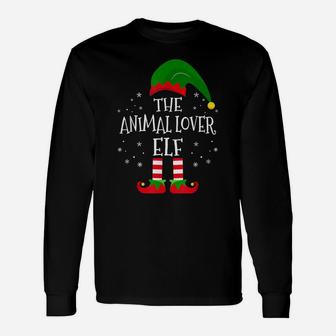 The Animal Lover Elf Matching Family Christmas Pajama Funny Unisex Long Sleeve | Crazezy AU