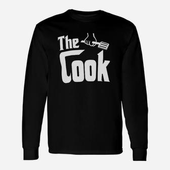 The Cook Chef Kitchen Worker Cooking Waiter Unisex Long Sleeve | Crazezy DE
