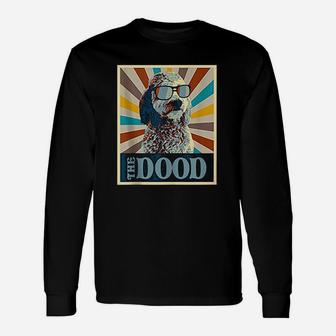 The Dood Retro Goldendoodle Doodle Mom And Dood Dad Unisex Long Sleeve | Crazezy AU