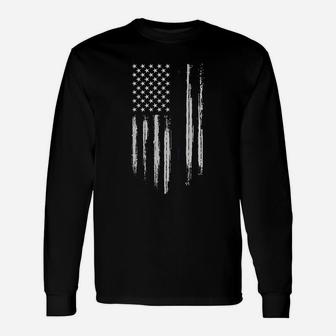 The Fighting Forces American Flag Unisex Long Sleeve | Crazezy