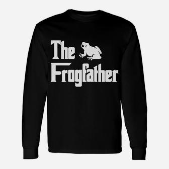 The Frogfather - Frog T Shirt Gift For Frog Lovers Unisex Long Sleeve | Crazezy