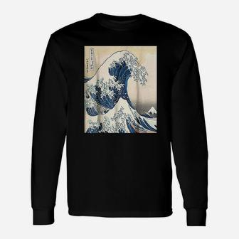 The Great Wave Off Big Cool Wave Surfer Unisex Long Sleeve | Crazezy
