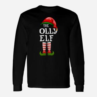 The Jolly Elf Family Matching Christmas Group Gifts Pajama Sweatshirt Unisex Long Sleeve | Crazezy UK