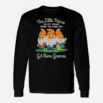 The Littles Voices Get More Gnomes Dark Unisex Long Sleeve | Crazezy