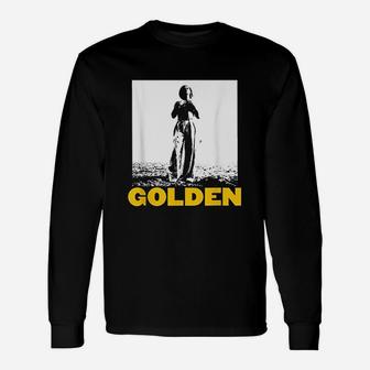 The Man Stand Beach With Golden Styles Unisex Long Sleeve | Crazezy