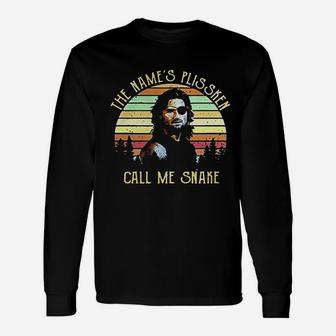 The Names Plissken Call Me Snake Unisex Long Sleeve | Crazezy CA