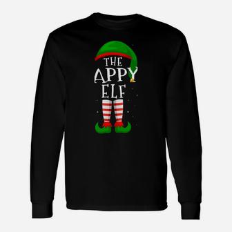 The Pappy Elf Funny Matching Family Group Christmas Unisex Long Sleeve | Crazezy CA