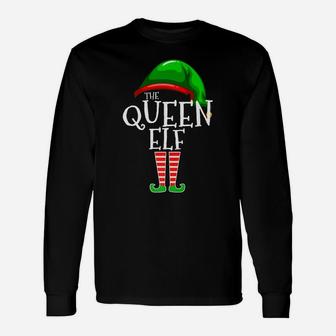 The Queen Elf Family Matching Group Christmas Gift Women Unisex Long Sleeve | Crazezy AU