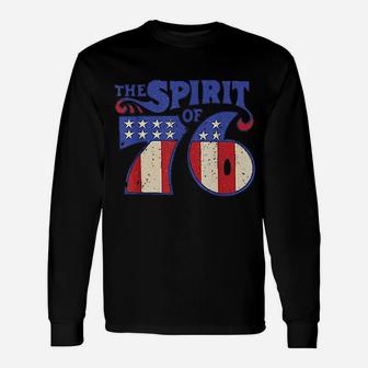 The Spirit 76 Vintage Retro 4Th Of July Independence Day Unisex Long Sleeve | Crazezy AU