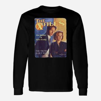 The X-Files The Truth Is Out There Retro Poster Unisex Long Sleeve | Crazezy CA
