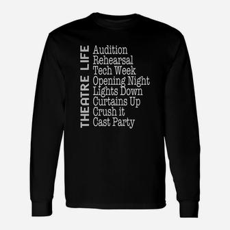 Theatre Nerd Broadway Gifts Thespian Actor Musical Lover Unisex Long Sleeve | Crazezy AU