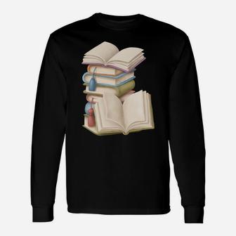 There Is No Such Thing As To Many Books | Reading Book Lover Sweatshirt Unisex Long Sleeve | Crazezy CA