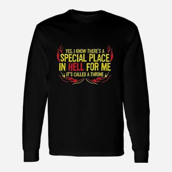 Theres A Special Place In Hell Unisex Long Sleeve | Crazezy