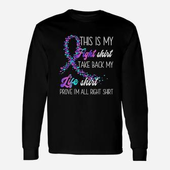 This Is My Fight Unisex Long Sleeve | Crazezy