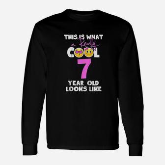 This Is What Really Cool 7 Year Old Looks Like Unisex Long Sleeve | Crazezy CA
