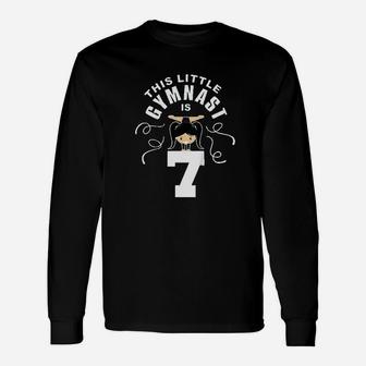 This Little Gymnast Is 7 Unisex Long Sleeve | Crazezy CA
