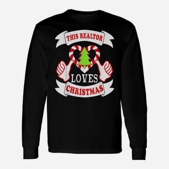 This Realtor Loves Christmas Funny Real Estate Agent Xmas Unisex Long Sleeve | Crazezy DE