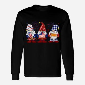 Three Gnomes 4Th Of July Independence Day American Flag Gift Unisex Long Sleeve | Crazezy AU