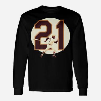 Tribute To Clemente Unisex Long Sleeve | Crazezy