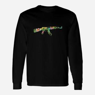 Tropical Lover Beach Cute Hawaiian Aloha Long Sleeve T-Shirt - Thegiftio
