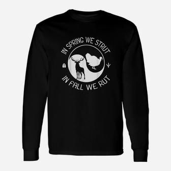 Turkey And Deer Hunting Unisex Long Sleeve | Crazezy