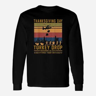 Turkey Drop Thanksgiving Day Unisex Long Sleeve | Crazezy AU