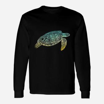 Turtle Sea Animal Diving Gift Turtle Unisex Long Sleeve | Crazezy CA