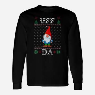 Uff Da, Swedish Tomte Gnome, God Jul, Ugly Christmas Sweater Raglan Baseball Tee Unisex Long Sleeve | Crazezy UK