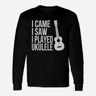Ukulele-funny Ukulele Long Sleeve T-Shirt - Thegiftio UK