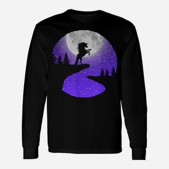 Unicorns Are My Thing Long Sleeve T-Shirt - Monsterry