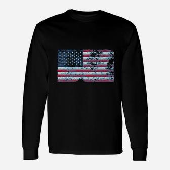 United States Flag Unisex Long Sleeve | Crazezy UK