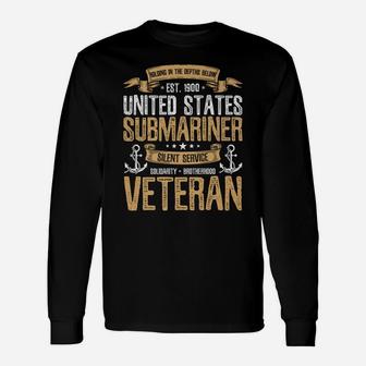 United States Of America Submariner Veteran Unisex Long Sleeve | Crazezy CA