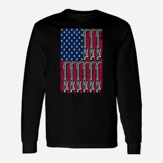 Us Flag Patriotic Weld Tee Welding Welder Christmas Gift Sweatshirt Unisex Long Sleeve | Crazezy