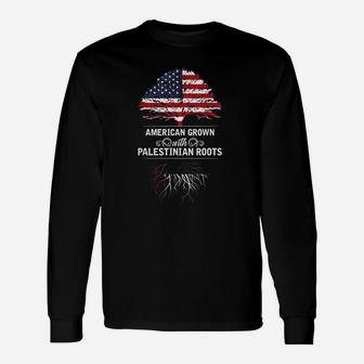 Us Flag Usa Tree American Grown Unisex Long Sleeve | Crazezy