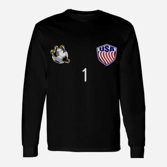 Usa Training Number 1 Front And Back Design Unisex Long Sleeve | Crazezy CA