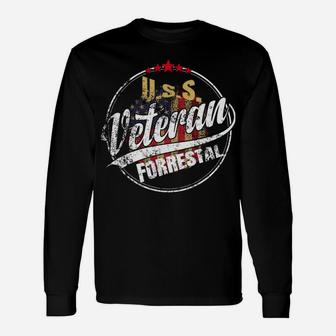 Uss Forrestal Veteran Supercarrier Unisex Long Sleeve | Crazezy DE