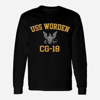 Uss Worden Cg-18 Unisex Long Sleeve | Crazezy