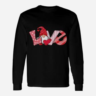 Valentine's Day Gnome Love Funny Gifts Unisex Long Sleeve | Crazezy CA