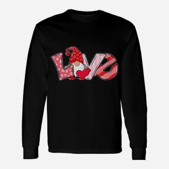 Valentines Day Gnome Love Long Sleeve T-Shirt - Monsterry