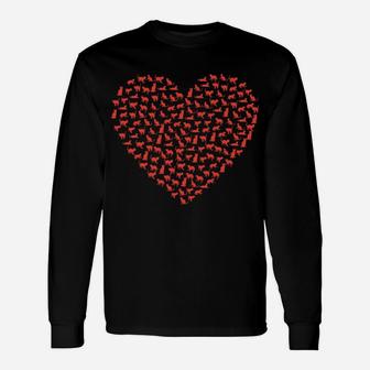 Valentines Day For Her I Love My Cat Long Sleeve T-Shirt - Thegiftio UK