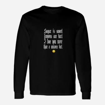 Valentines Poem Fun Statement Cool Long Sleeve T-Shirt - Monsterry
