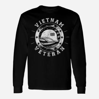 Veteran Day Patriotic American Flag Vietnam Veteran S Unisex Long Sleeve | Crazezy AU
