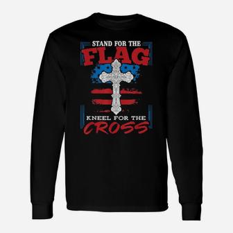 Veteran Stand For The Flag Usas Soldier Long Sleeve T-Shirt - Monsterry AU
