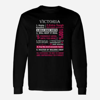 Victoria Highly Eccentric 10 Facts Unisex Long Sleeve | Crazezy