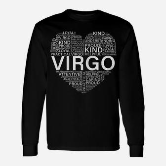 Vigro Heart Birthday Astrology Zodiac Sign Women Men Zip Hoodie Unisex Long Sleeve | Crazezy