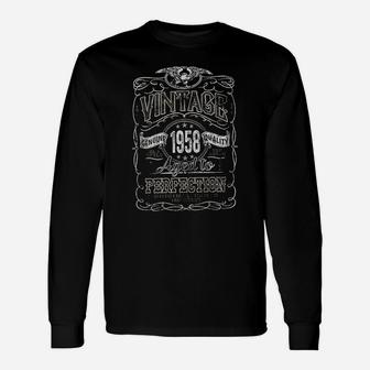 Vintage 1958 Aged To Perfection Unisex Long Sleeve | Crazezy DE